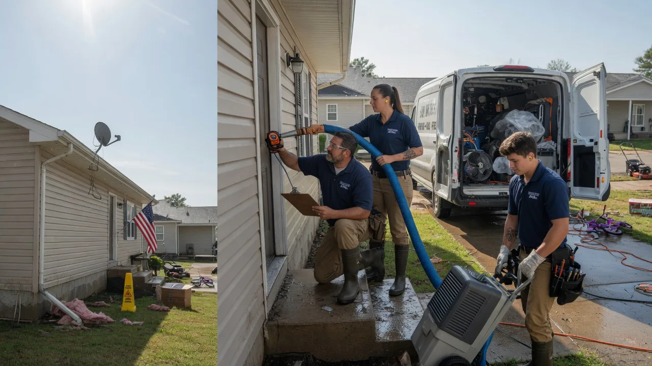 Ceiling Water Damage Restoration in Allerton, IA near me
